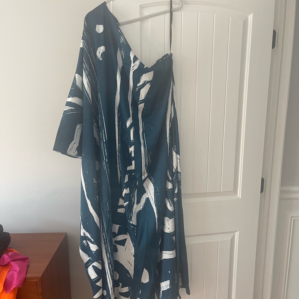 New one shoulder dress sz 3X - Picture 7 of 8